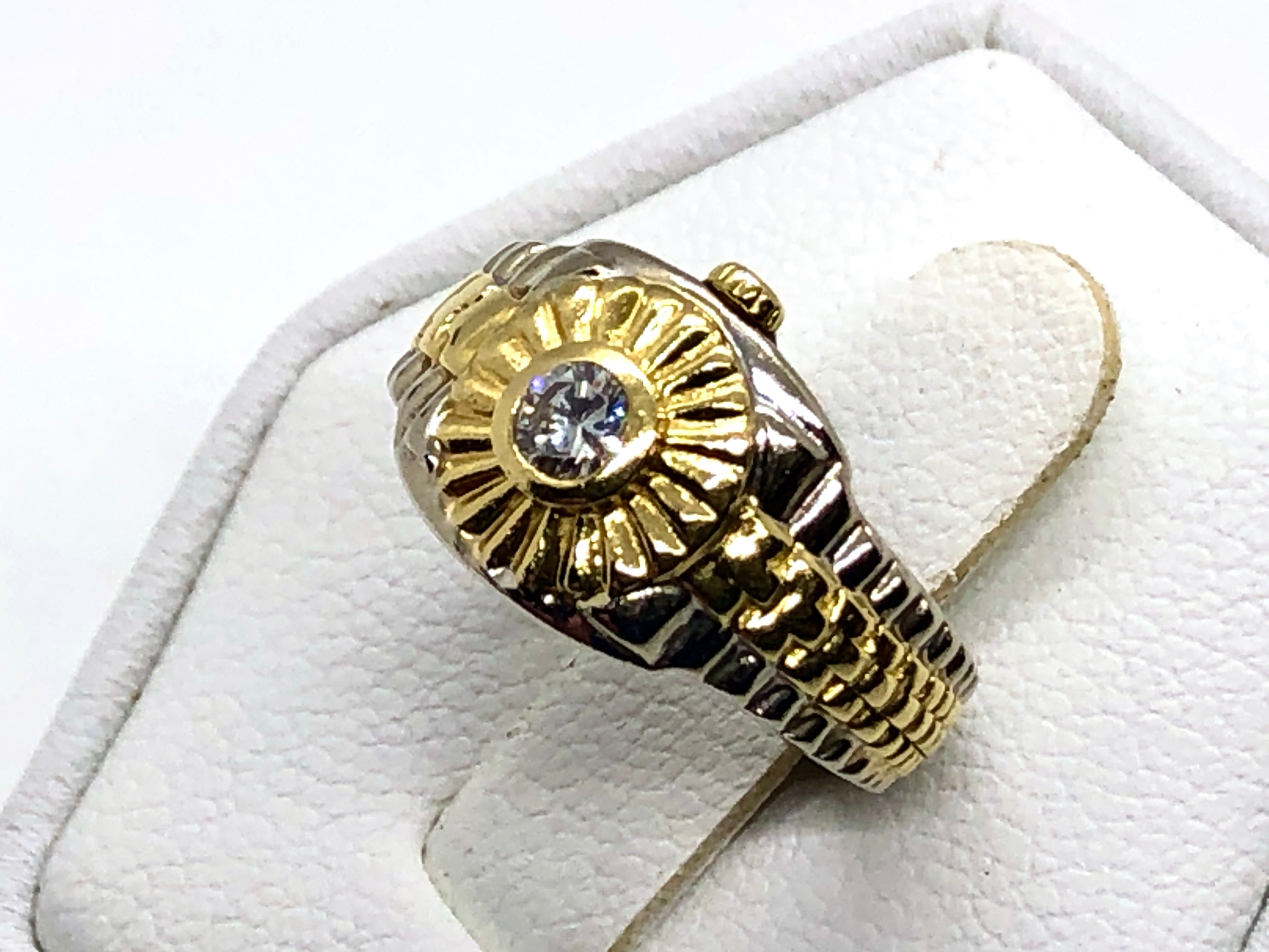 Making Rolex Ring 24k gold - YouTube